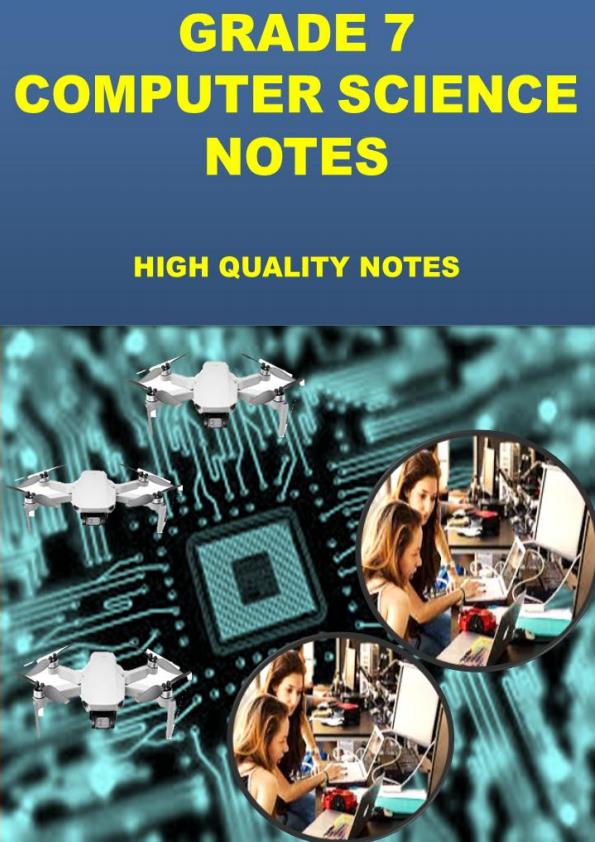 Page 1 – Grade 7 Computer Science Complete Notes  – Kenyaplex