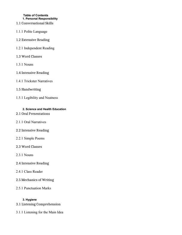 Page 3 – Grade 7 English Complete Notes Term 1, Term 2, Term 3 (Updated) – Kenyaplex