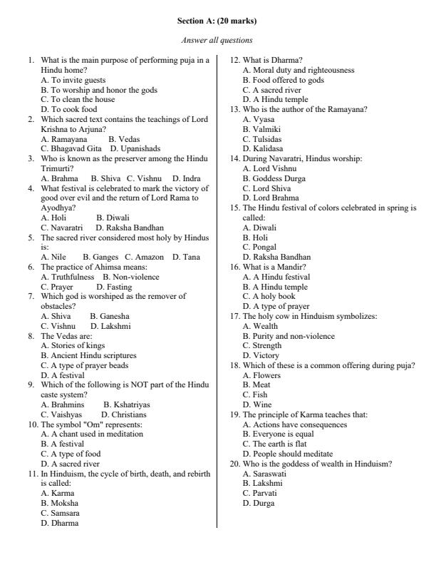 Page 2 – Grade 7 HRE August 2025 Holiday Assignment – Kenyaplex