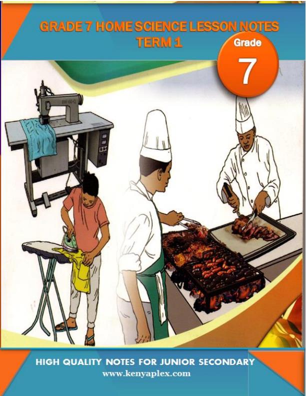 Page 1 – Grade 7 Home Science Lesson Notes Term 1 – Kenyaplex