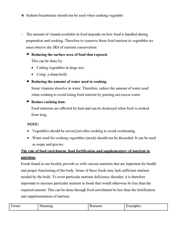 Page 4 – Grade 7 Home Science Lesson Notes Term 1 – Kenyaplex