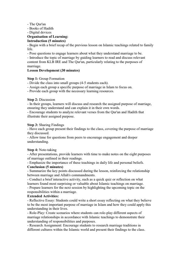 Page 3 – Grade 7 IRE Lesson Plans Term 3 - KLB – Kenyaplex