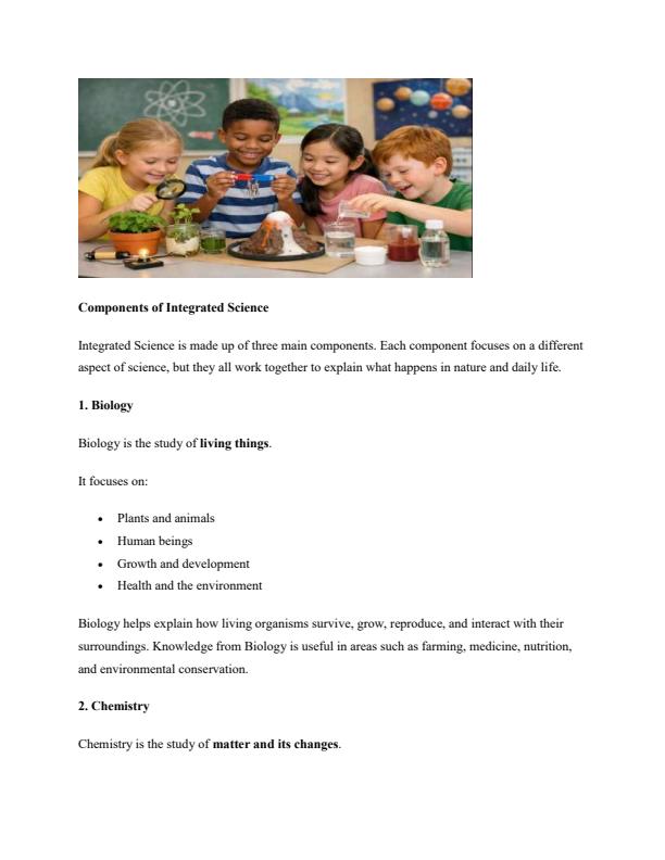 Page 3 – Grade 7 Integrated Science Notes Term 1 – Kenyaplex