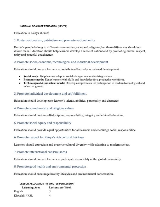 Page 2 – Grade 7 Mathematics Complete Notes Term 1, Term 2, Term 3 (Updated) – Kenyaplex