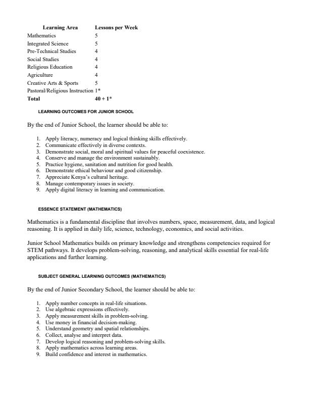 Page 3 – Grade 7 Mathematics Complete Notes Term 1, Term 2, Term 3 (Updated) – Kenyaplex