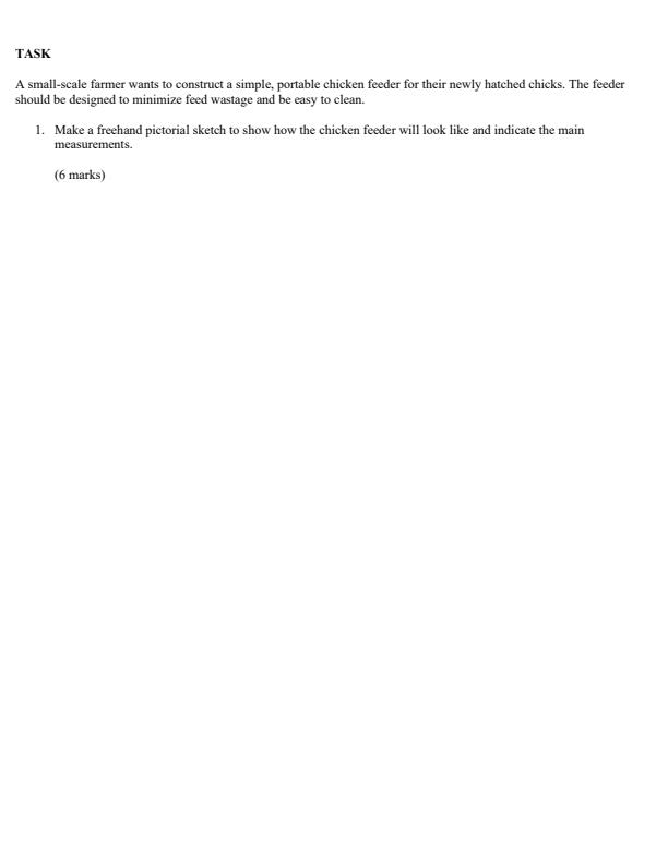 Page 2 – Grade 7 Pre Technical Studies Paper 2 August 2025 Holiday Assignment – Kenyaplex