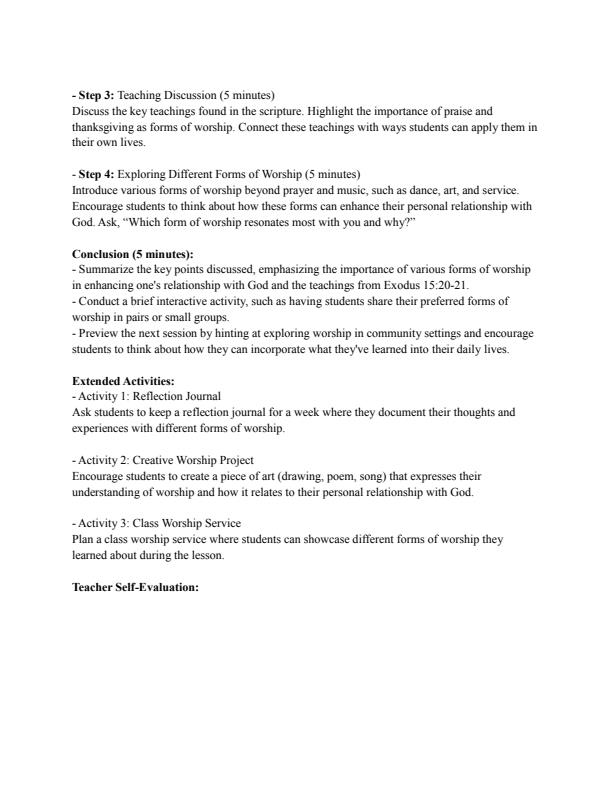 Page 4 – Grade 7 Rationalized CRE Lesson Plans Term 3 – Kenyaplex
