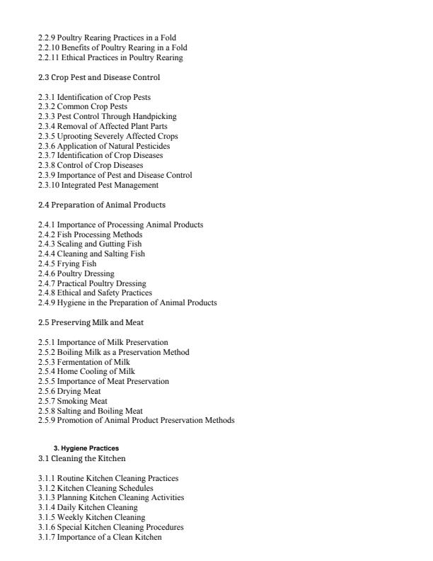 Page 3 – Grade 8 Agriculture and Nutrition Complete Notes Term 1, Term 2, Term 3 (Updated) – Kenyaplex
