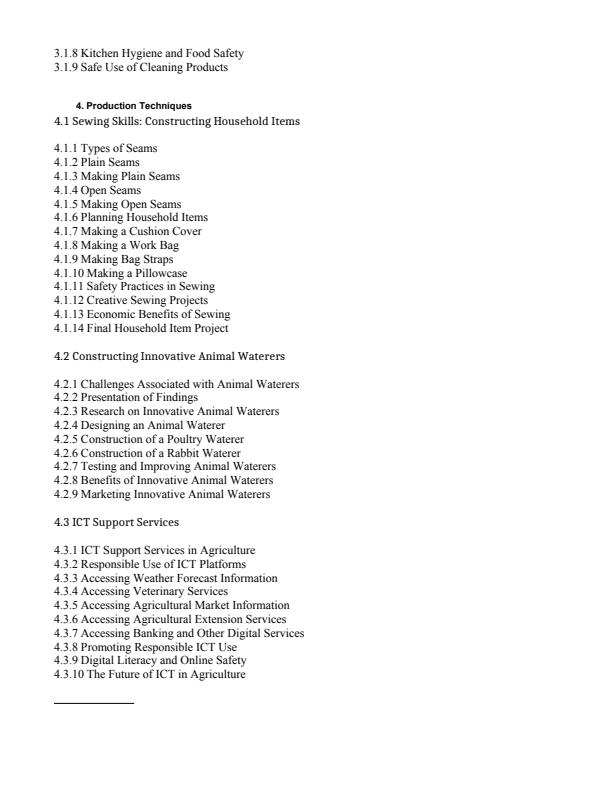 Page 4 – Grade 8 Agriculture and Nutrition Complete Notes Term 1, Term 2, Term 3 (Updated) – Kenyaplex