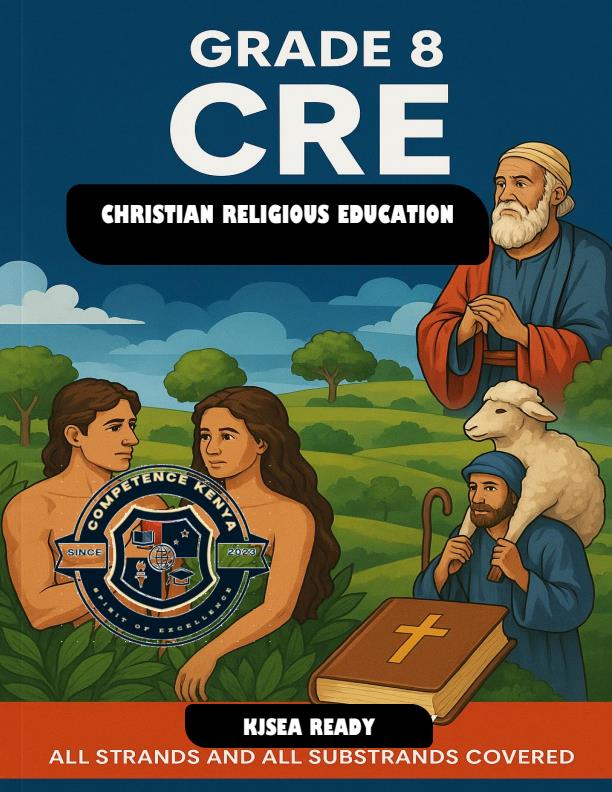 Page 1 – Grade 8 CRE Revision Booklet: Topical Questions and Answers – Kenyaplex
