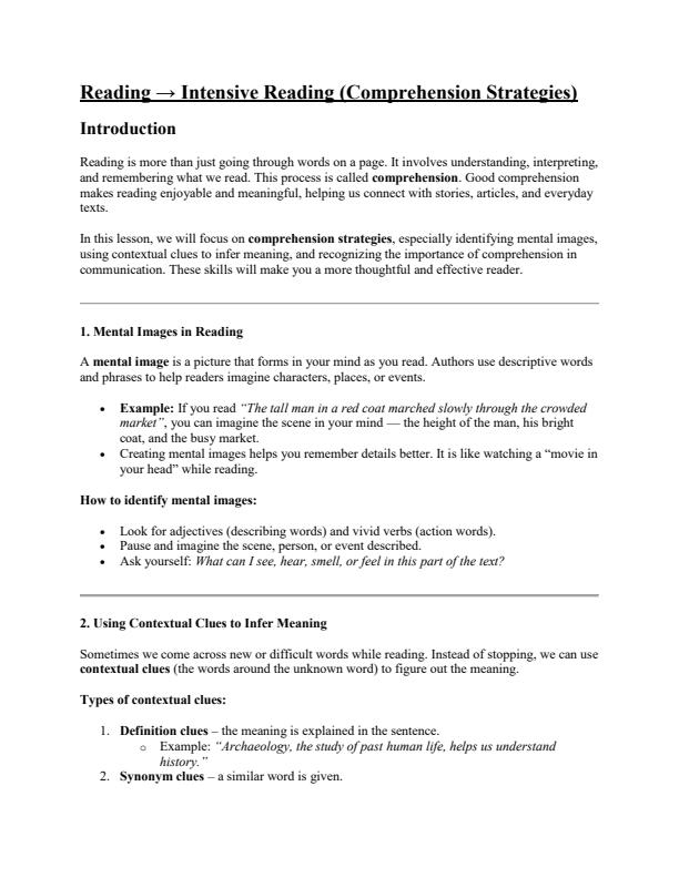 Page 4 – Grade 8 English Notes Term 3 – Kenyaplex
