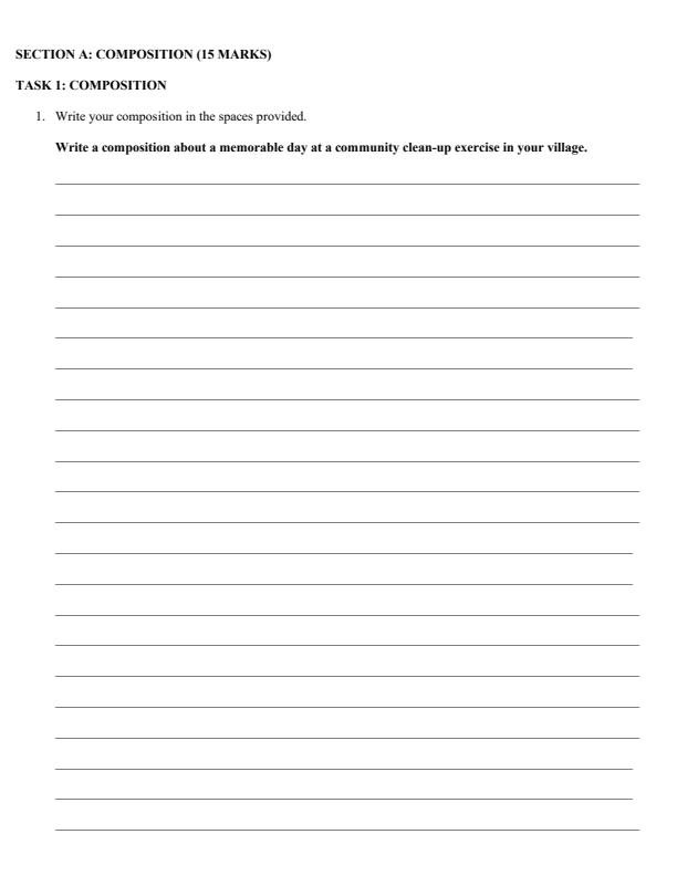 Page 2 – Grade 8 English Paper 2 August 2025 Holiday Assignment – Kenyaplex