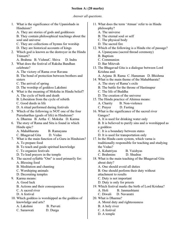 Page 2 – Grade 8 HRE August 2025 Holiday Assignment – Kenyaplex