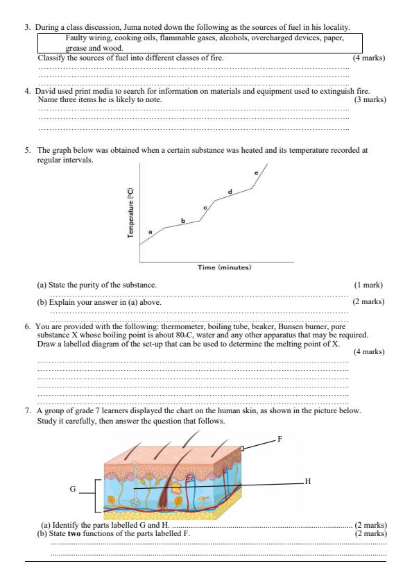Page 2 – Grade 8 Integrated Science December 2024 Holiday Assignment – Kenyaplex