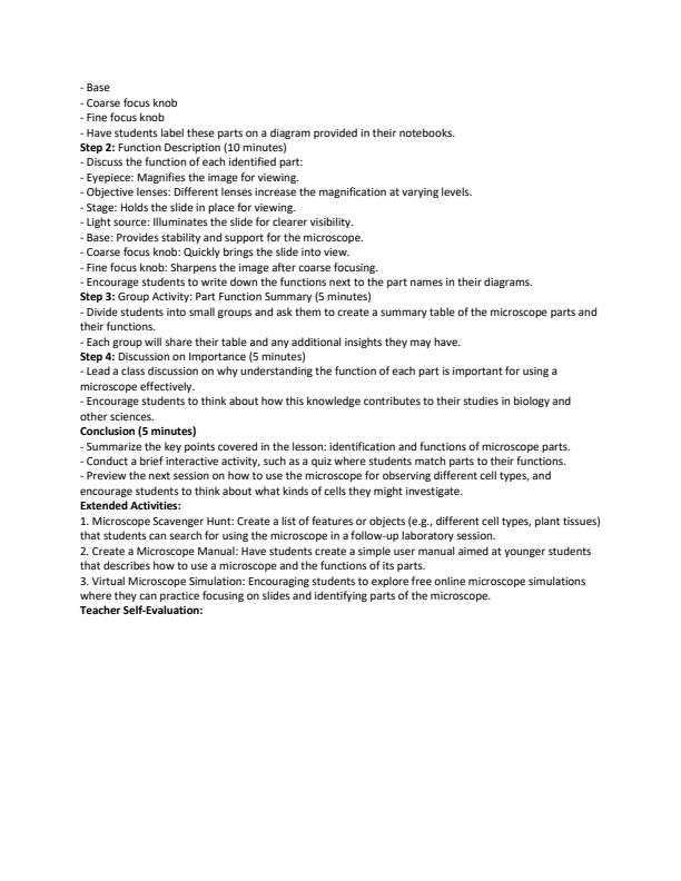 Page 3 – Grade 8 Integrated Science Lesson Plans Term 2 - KLB – Kenyaplex