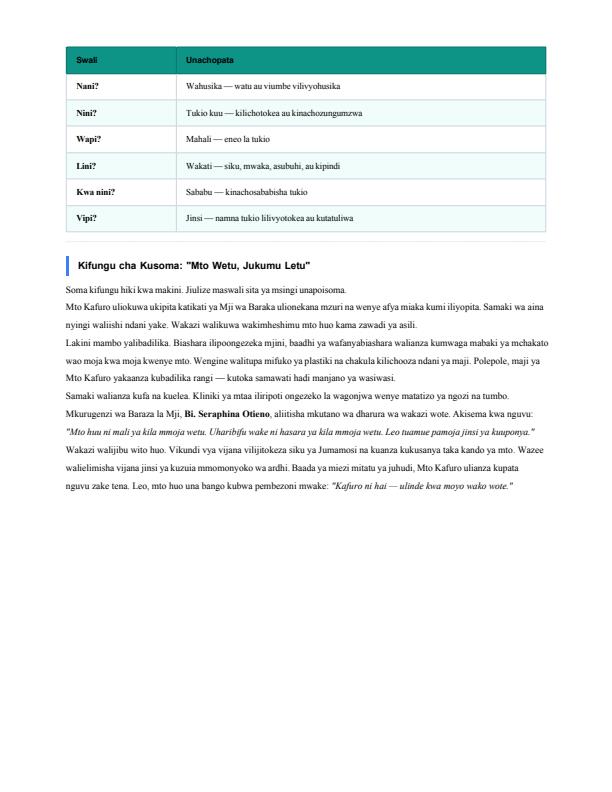 Page 5 – Grade 8 Kiswahili Notes Term 1, Term 2, Term 3 (Updated)) – Kenyaplex