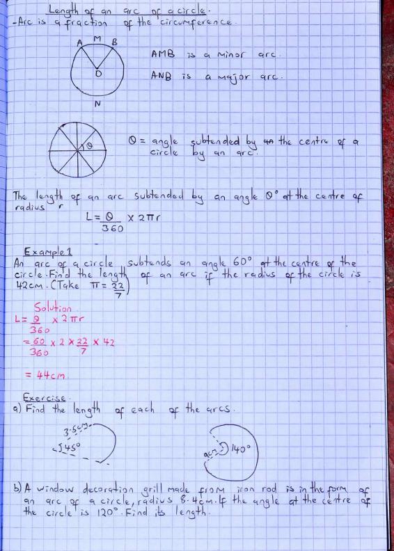 Page 2 – Grade 8 Mathematics Term 2 Notes  – Kenyaplex
