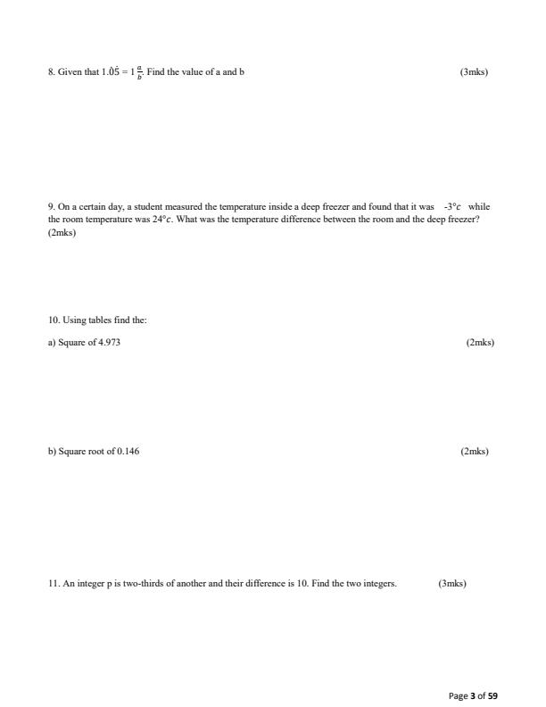 Page 3 – Grade 8 November/December 2025 Holiday Assignments - Set – Kenyaplex