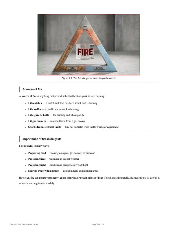 Page 2 – Grade 8 Pre-Technical Studies Lesson Notes Term 1, Term 2, Term 3 (Updated) – Kenyaplex