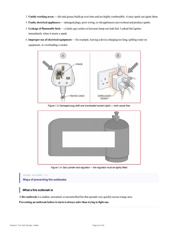 Page 4 – Grade 8 Pre-Technical Studies Lesson Notes Term 1, Term 2, Term 3 (Updated) – Kenyaplex