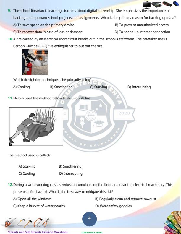 Page 4 – Grade 8 Pre-Technical Studies Topical Questions and Answers – Kenyaplex