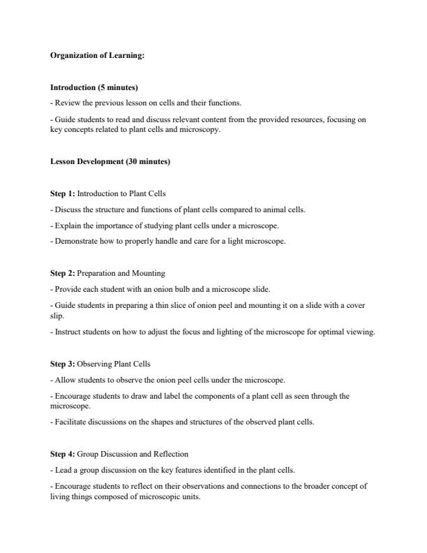 Page 2 – Grade 8 Rationalised Integrated Science Lesson Plans Term 2 – Kenyaplex