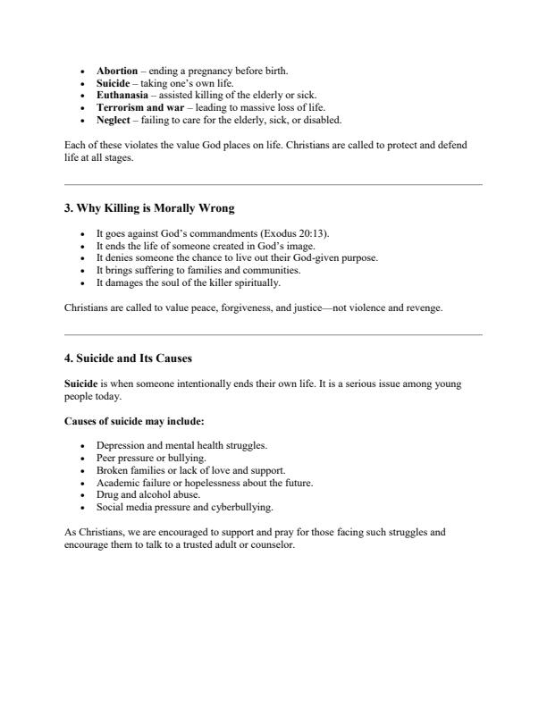 Page 2 – Grade 8 Rationalized CRE Notes Term 3 – Kenyaplex