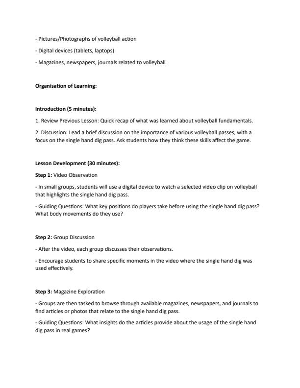 Page 2 – Grade 8 Rationalized Creative Arts and Sports Lesson Plans Term 3 – Kenyaplex