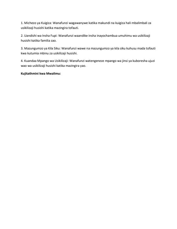 Page 3 – Grade 8 Rationalized Kiswahili Lesson Plans Term 2 - KLB Top Scholar – Kenyaplex