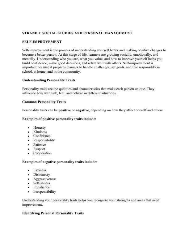 Page 2 – Grade 8 Social Studies Notes Term 1 – Kenyaplex