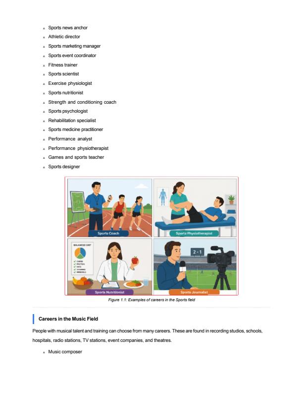Page 2 – Grade 9 Creative Arts and Sports Notes Term 1, Term 2, Term 3 (Updated) – Kenyaplex
