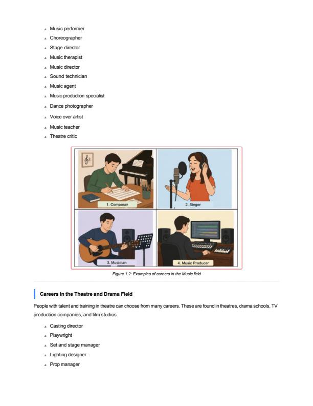 Page 3 – Grade 9 Creative Arts and Sports Notes Term 1, Term 2, Term 3 (Updated) – Kenyaplex