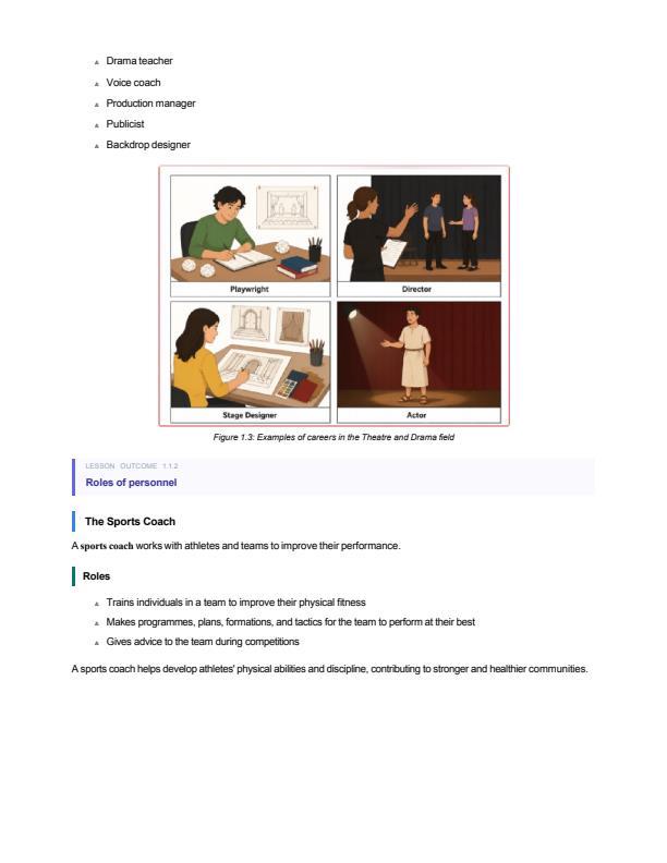 Page 4 – Grade 9 Creative Arts and Sports Notes Term 1, Term 2, Term 3 (Updated) – Kenyaplex