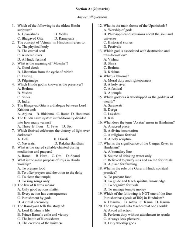 Page 2 – Grade 9 HRE August 2025 Holiday Assignment – Kenyaplex
