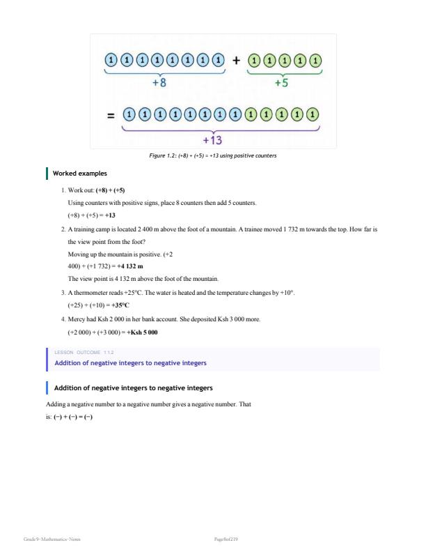 Page 2 – Grade 9 Mathematics Notes Term 1, Term 2 and Term 3 (Updated) – Kenyaplex