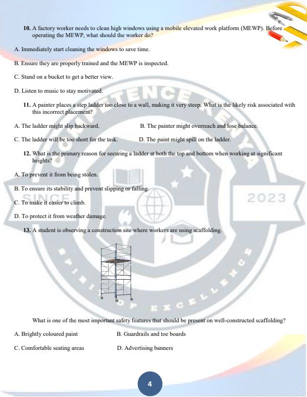Page 4 – Grade 9 Pre-Technical Studies Topical Questions and Answers - Revision Booklet – Kenyaplex