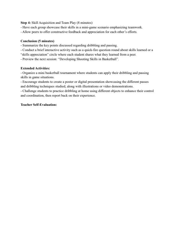 Page 4 – Grade 9 Rationalized Creative Arts and Sports Lesson Plans Term 3 – Kenyaplex