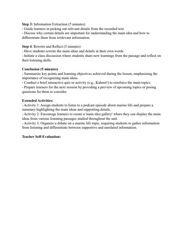 Page 2 – Grade 9 Rationalized English Lesson Plans Term 2 - Skills in English – Kenyaplex
