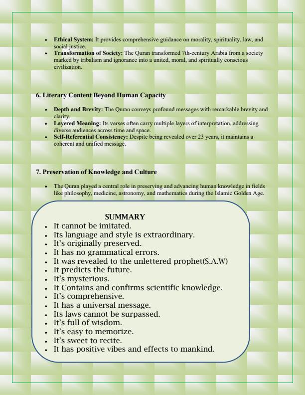 Page 3 – Grade 9 Rationalized Islamic Religious Education (IRE) Notes Term 1, 2 and 3 – Kenyaplex