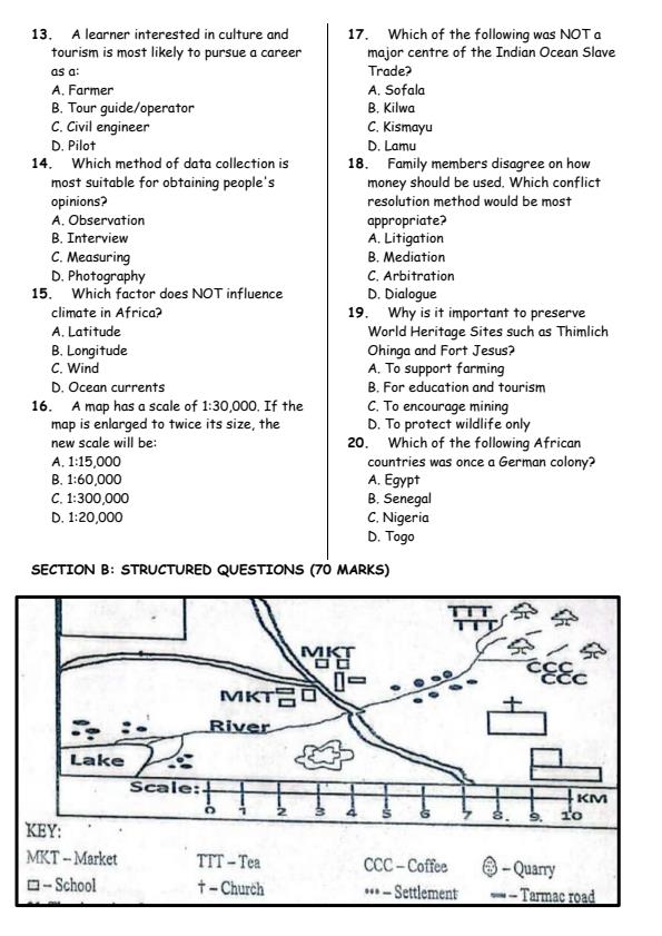 Page 2 – Grade 9 Social Studies August 2026 Holiday Assignment  – Kenyaplex