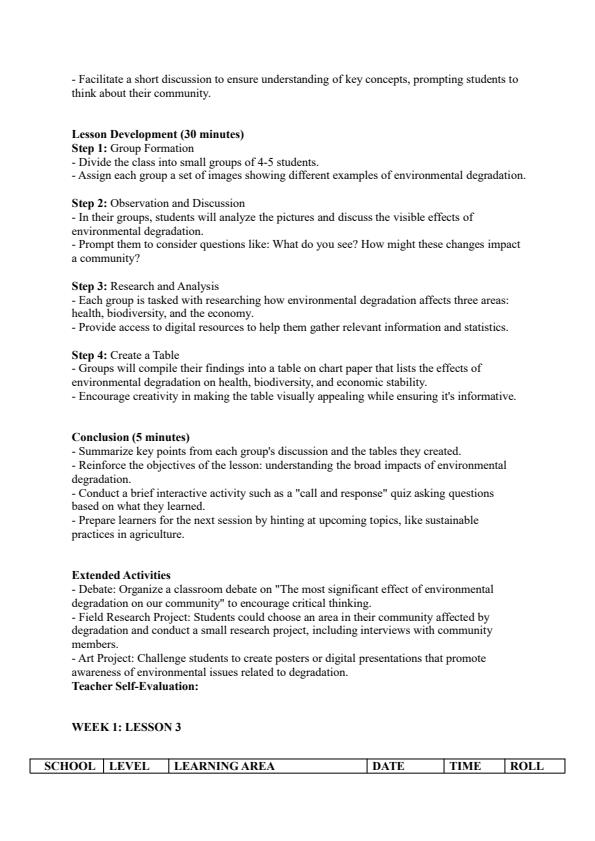 Page 3 – Grade 9 Social Studies Lesson Plans Term 3 - Mentor – Kenyaplex
