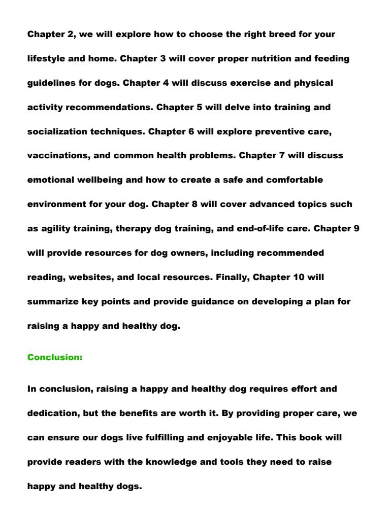 Page 3 – Guide to Raising Healthy and Happy Dog – Kenyaplex