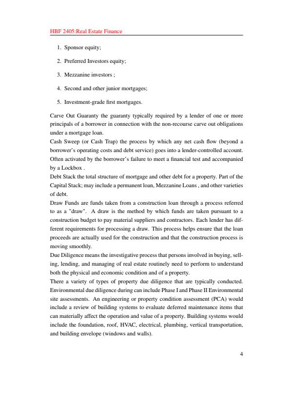 Page 4 – HBF 2405: Real Estate Finance Notes – Kenyaplex