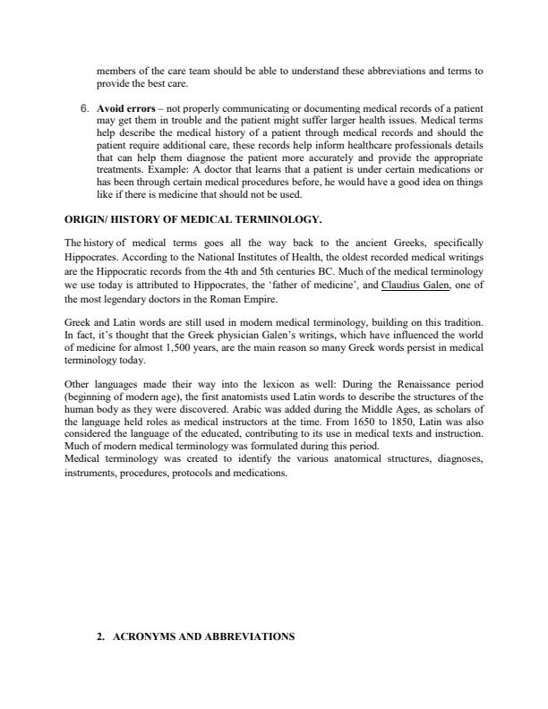 Page 3 – HE/CU/HR/CR/02/5/A Medical Terminology I Notes – Kenyaplex