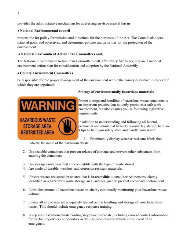 Page 3 – HE/CU/TT/CC/06/5/A: Environmental Literacy Notes – Kenyaplex