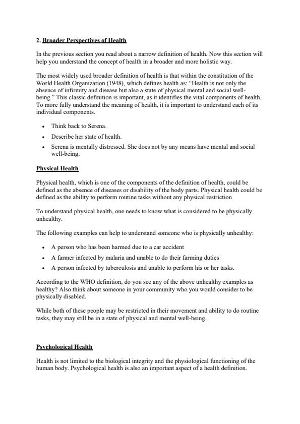 Page 3 – Health Awareness and Life Skills Notes – Kenyaplex