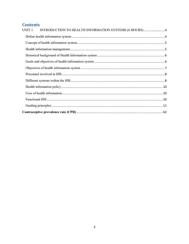 Page 3 – Health Information System (HIS) Notes – Kenyaplex