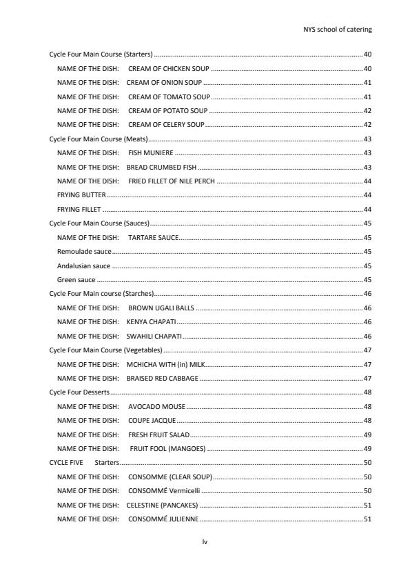 Page 4 – Hot Kitchen Food and Beverage Production Practice Notes – Kenyaplex