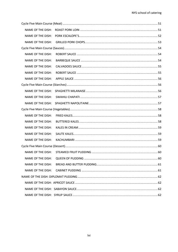 Page 5 – Hot Kitchen Food and Beverage Production Practice Notes – Kenyaplex