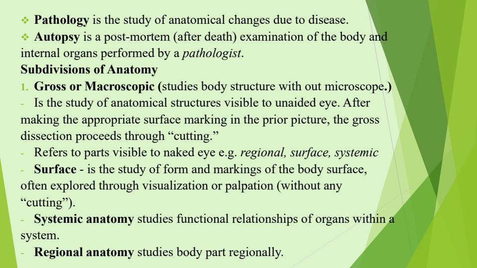 Page 3 – Human Anatomy and Physiology 1 Notes: Introduction to Anatomy and Physiology – Kenyaplex